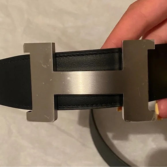 HERMES Constance belt buckle & Reversible leather strap 38 mm - Picture 8 of 8